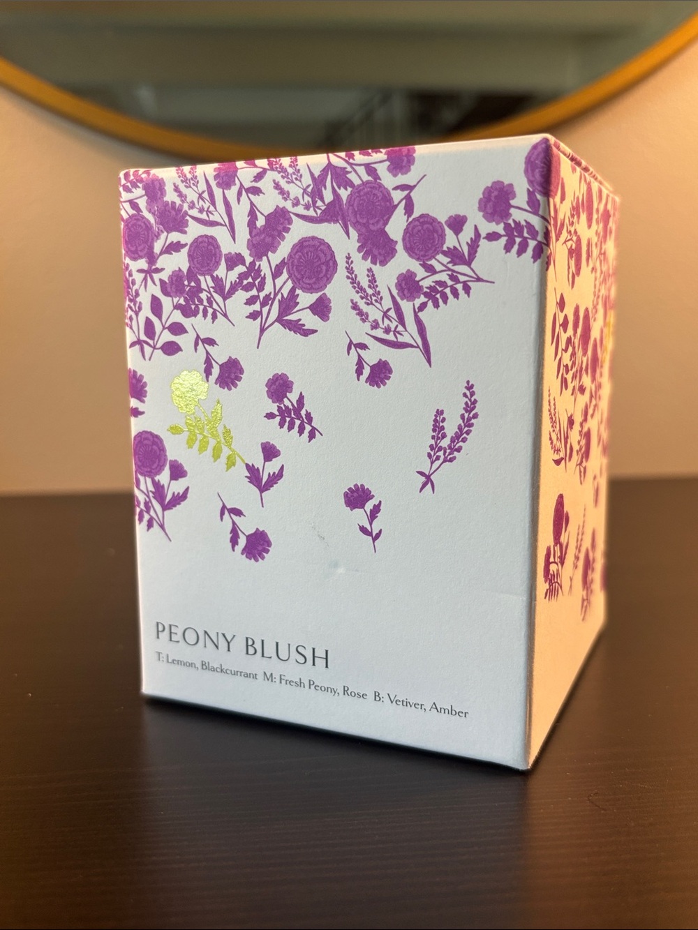 Anthropologie Peony Blush Candle NEW!